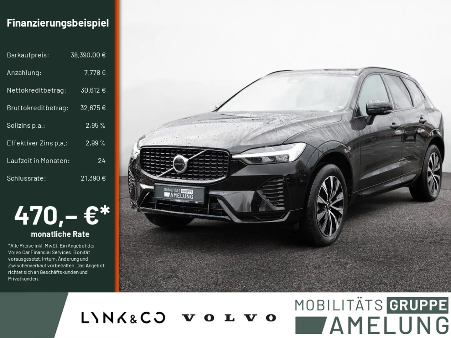 Volvo XC60 B4 Plus Dark 2WD KAMERA NAVI FACEL. LED Schwarz - 1