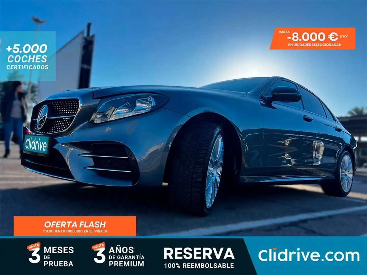 Mercedes-Benz E 43 AMG Mercedes-AMG 4MATIC Gris - 1