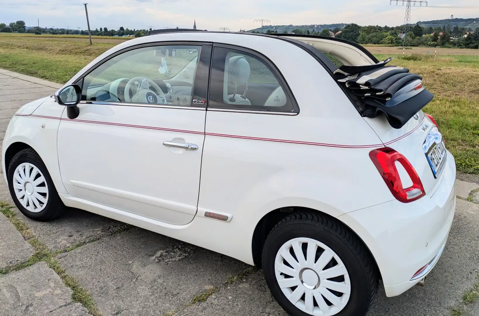 Fiat 500C Dolcevita Sondermodell Weiß - 2