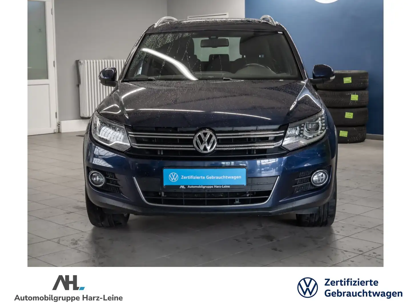 Volkswagen Tiguan CLUB & LOUNGE TDI DSG 4MOTION+ALU 19''+PANO+RÜCKFA Blau - 2
