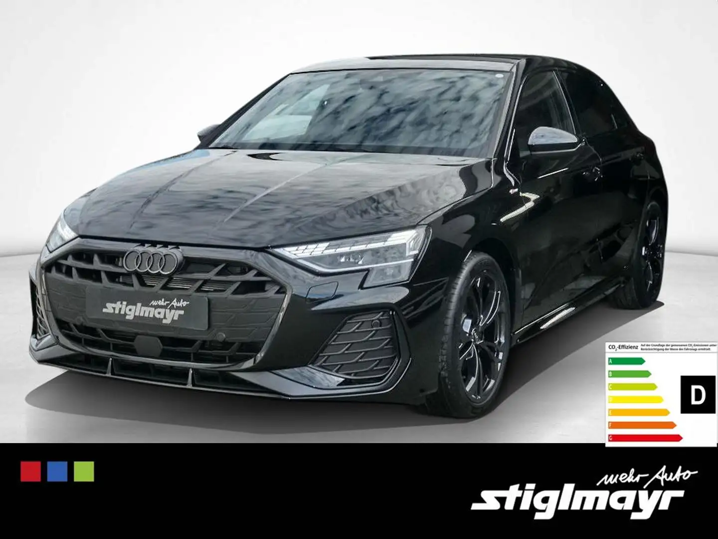 Audi A3 S line 35 TDI S tronic Alu-18` Pano Noir - 1