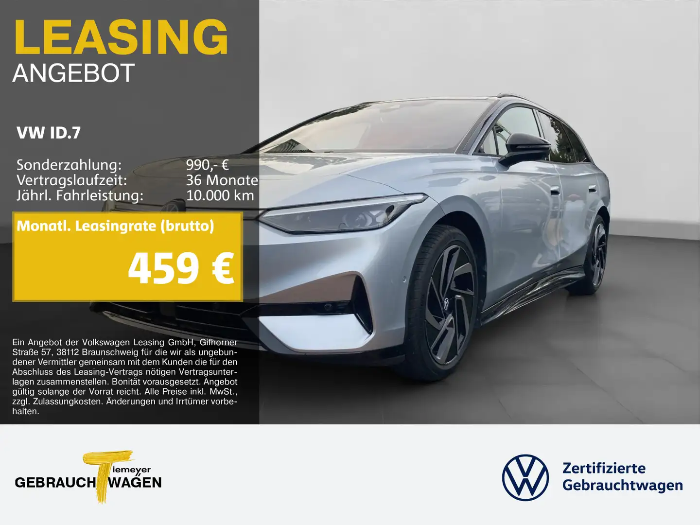 Volkswagen ID.7 Tourer PRO PANO MATRIX 360° Silber - 1