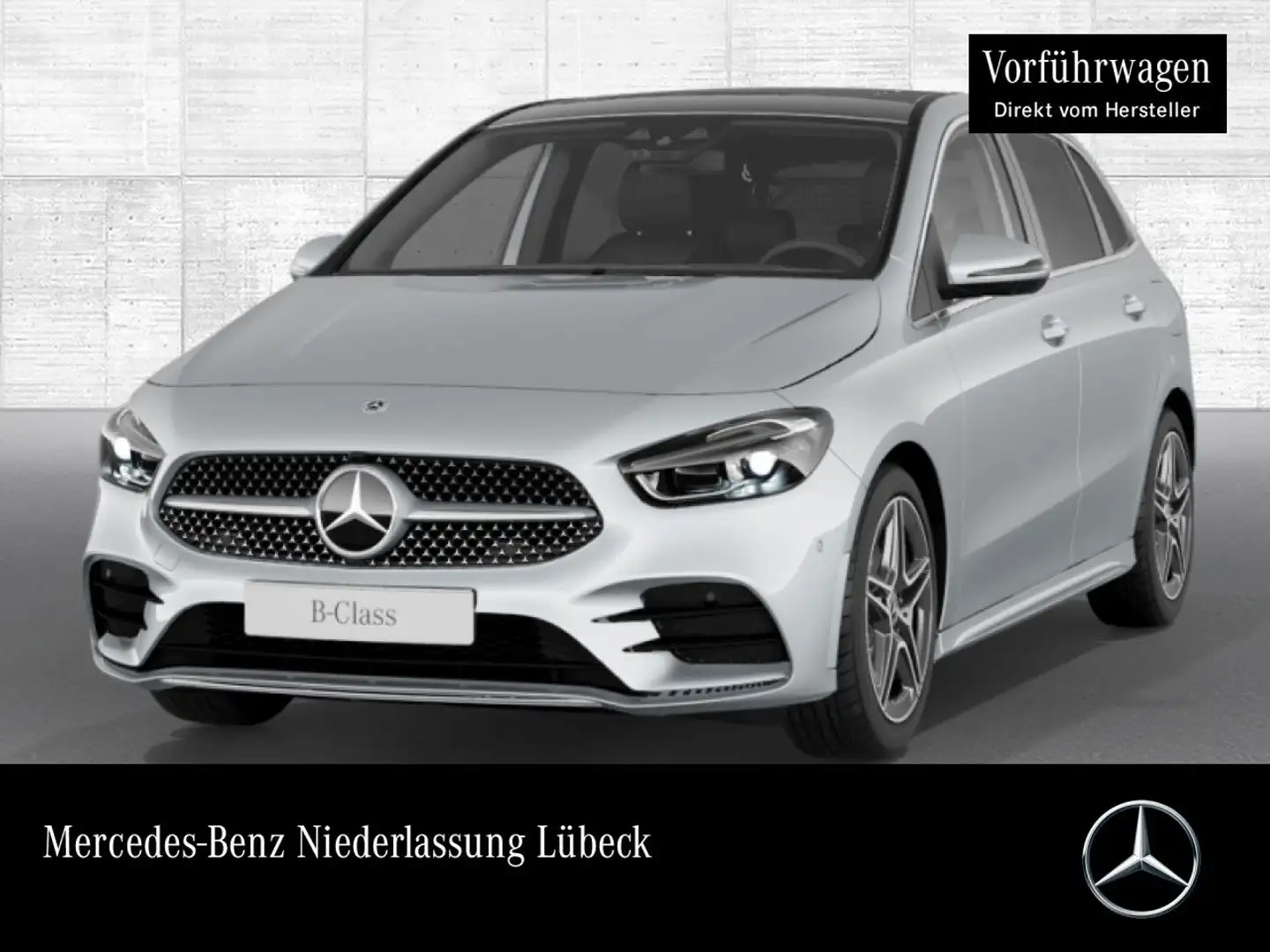 Mercedes-Benz B 250 e AMG+PANO+360°+AHK+MULTIBEAM+HUD+KEYLESS Plateado - 1