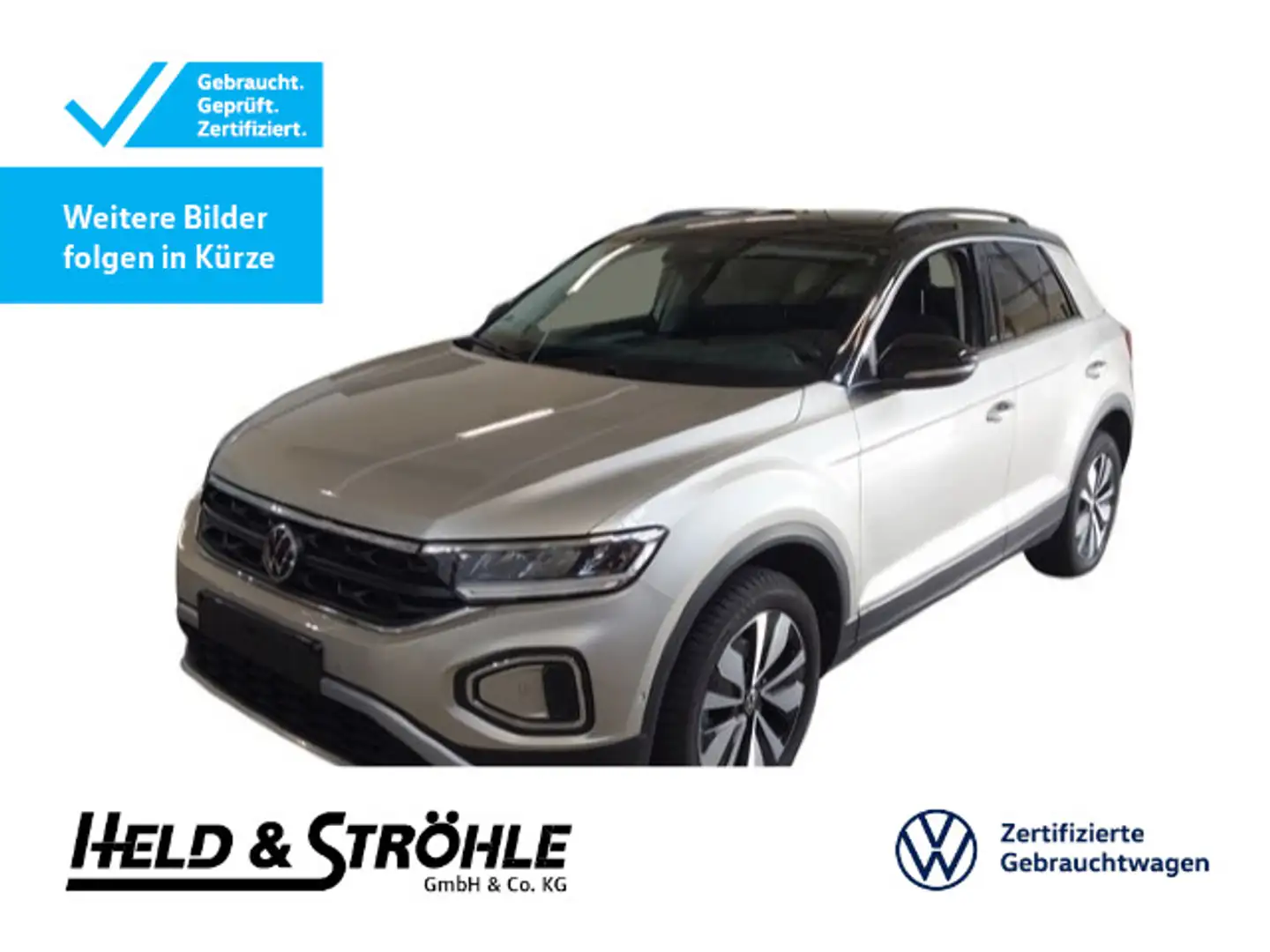 Volkswagen T-Roc T-ROC MOVE 1.5 TSI LED NAV KAM PDC SHZ APP DAB+ Silber - 1