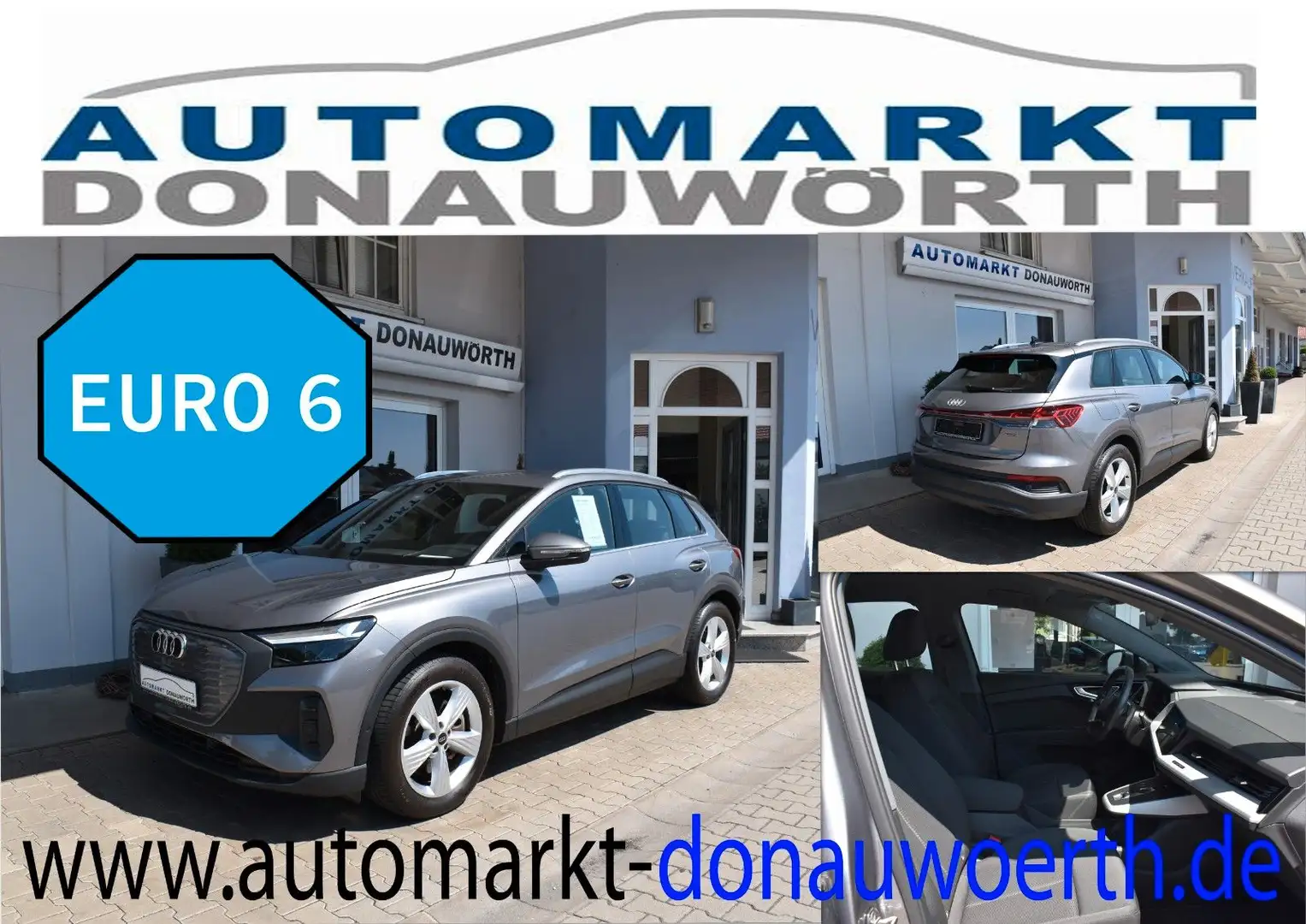 Audi Q4 e-tron 45 quattro AHK Abstandstempomat Wärmep Gris - 1