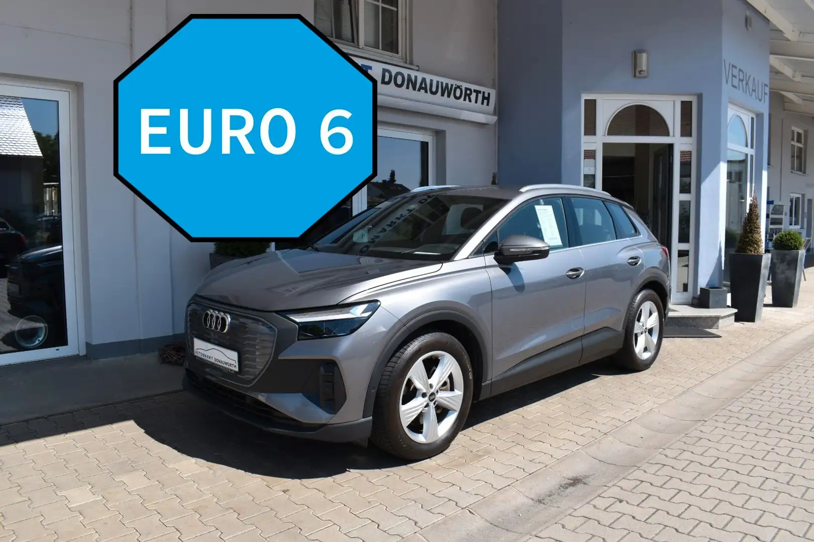 Audi Q4 e-tron 45 quattro AHK Abstandstempomat Wärmep Gris - 2