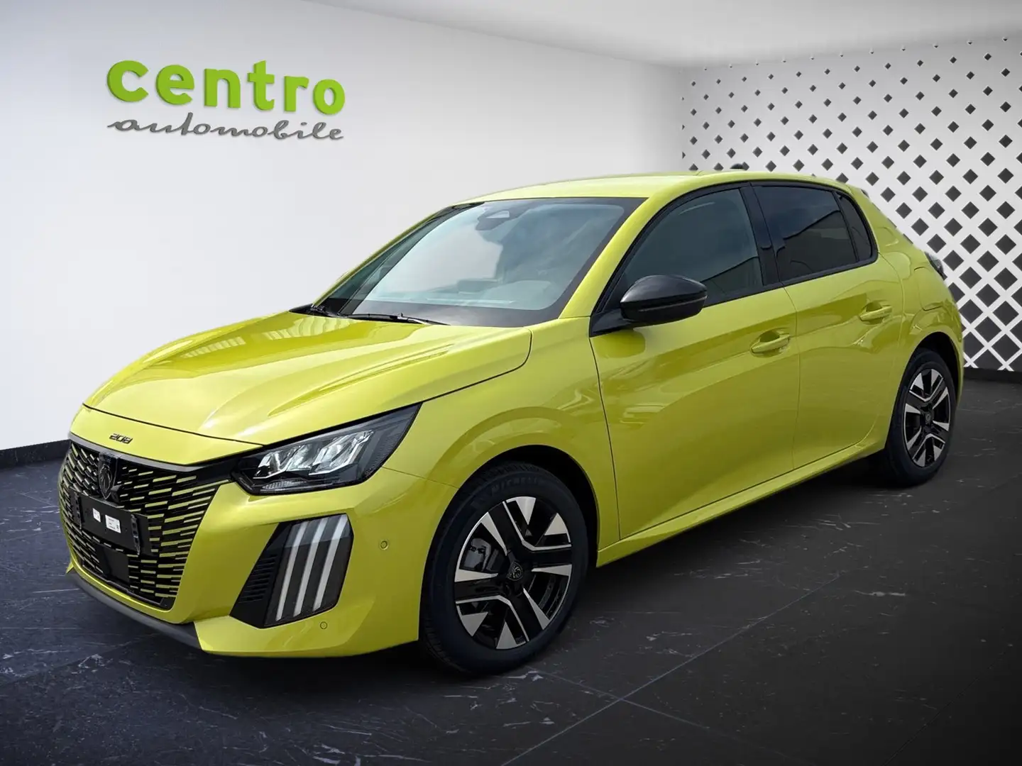 Peugeot 208 Allure 100 PureTech Gelb - 2