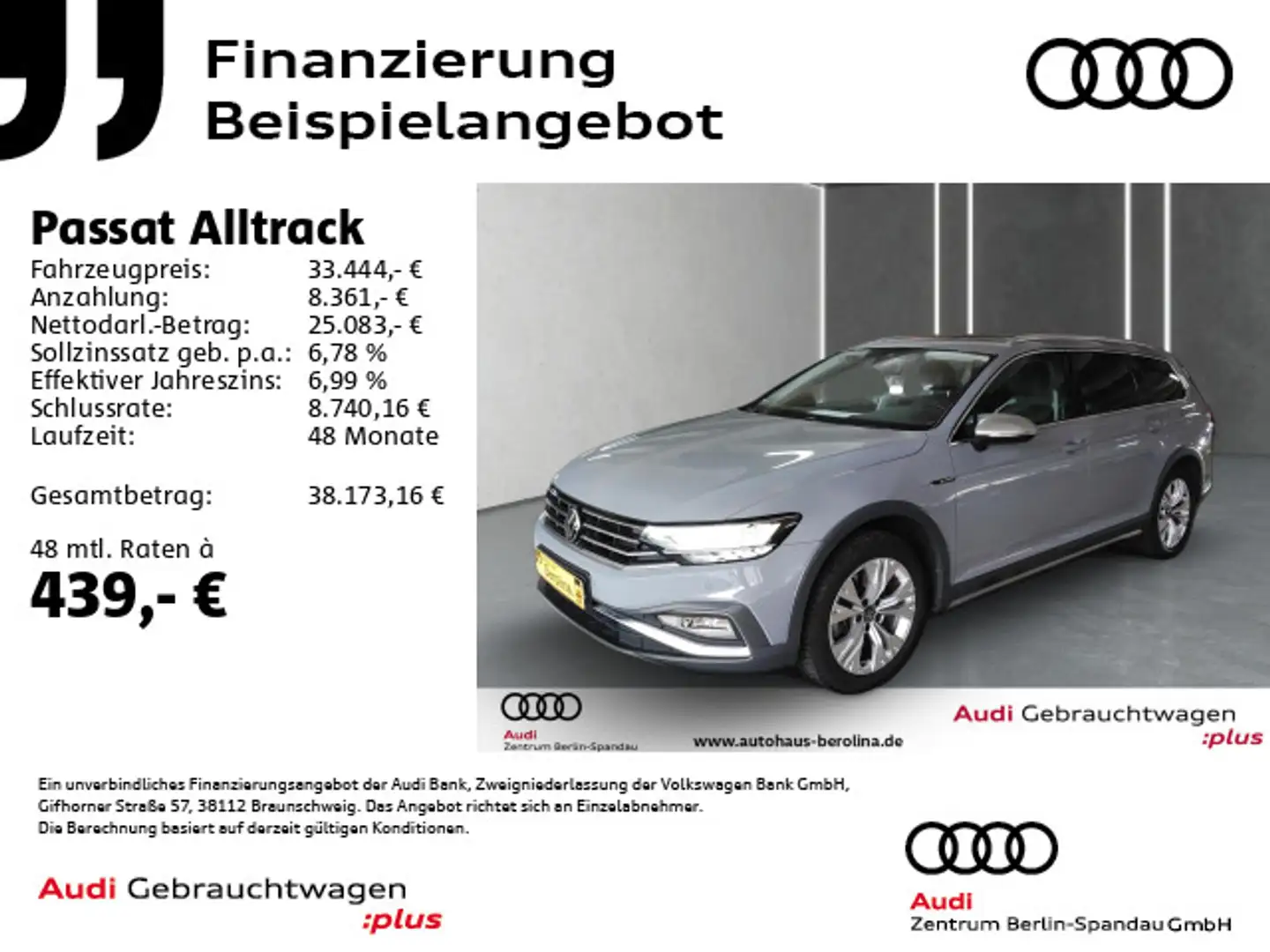 Volkswagen Passat Alltrack 2.0 TDI 4M DSG *PANO*360°*SHZ* Gri - 1