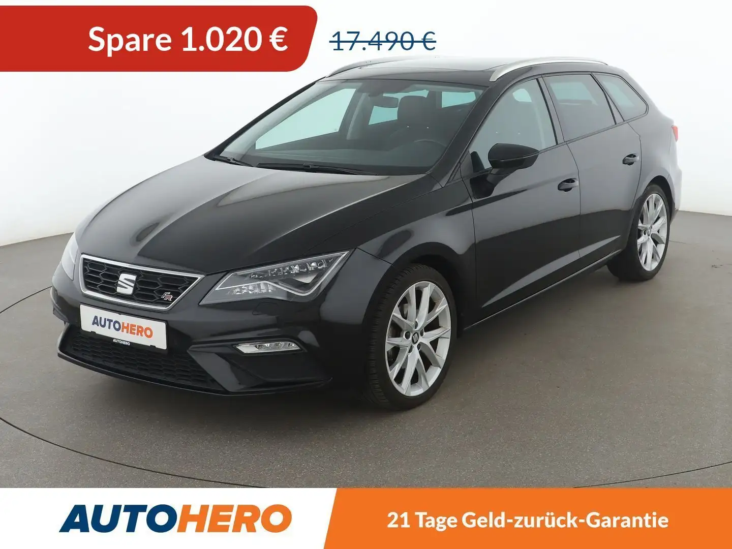 SEAT Leon 1.5 TSI ACT FR*NAVI*CAM*TEMPO*SHZ* crna - 1