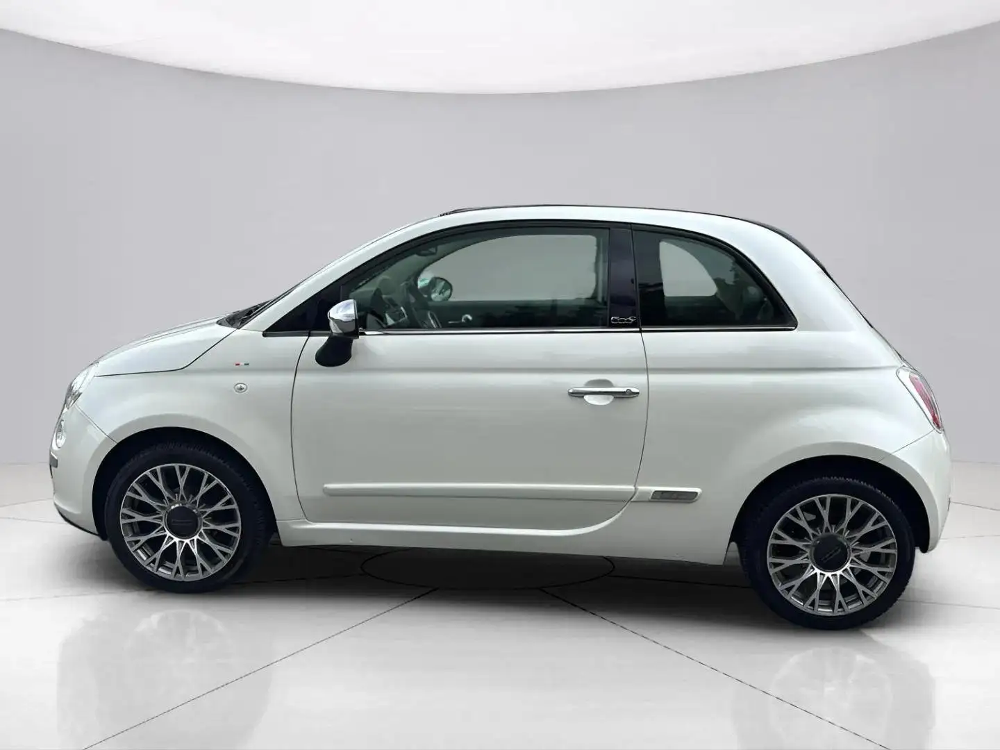 Fiat 500 Lounge*Cabrio*Automatik*PDC*Leder*USB*AUX*BT* Weiß - 2