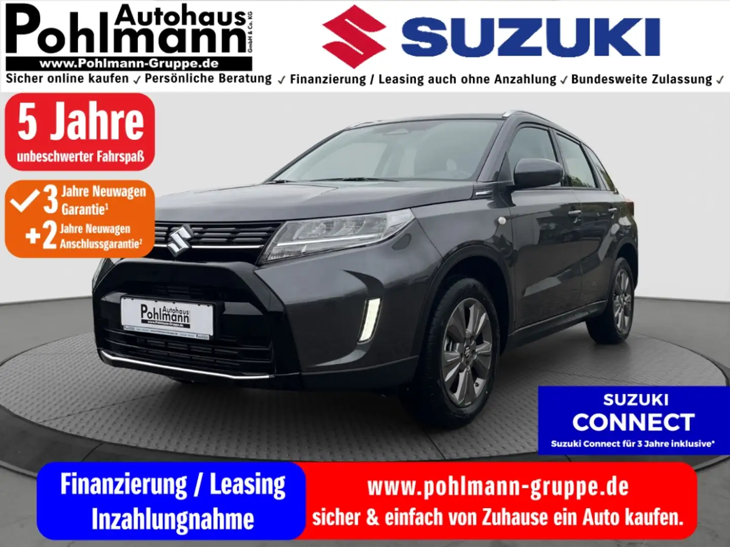 Suzuki Vitara 1.4 Club Hybrid LED Klimaautom DAB Keyless Entry K Gris - 1