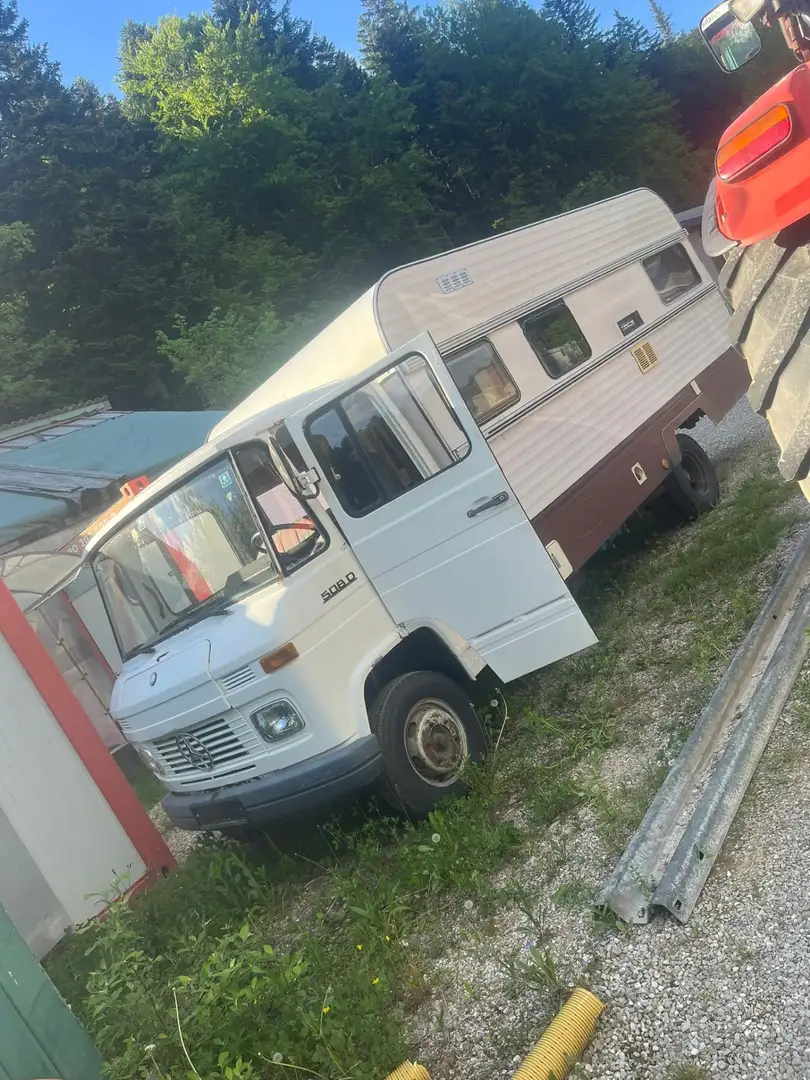 Mercedes-Benz T2 508D Kleinbus "DüDo" Weiß - 1