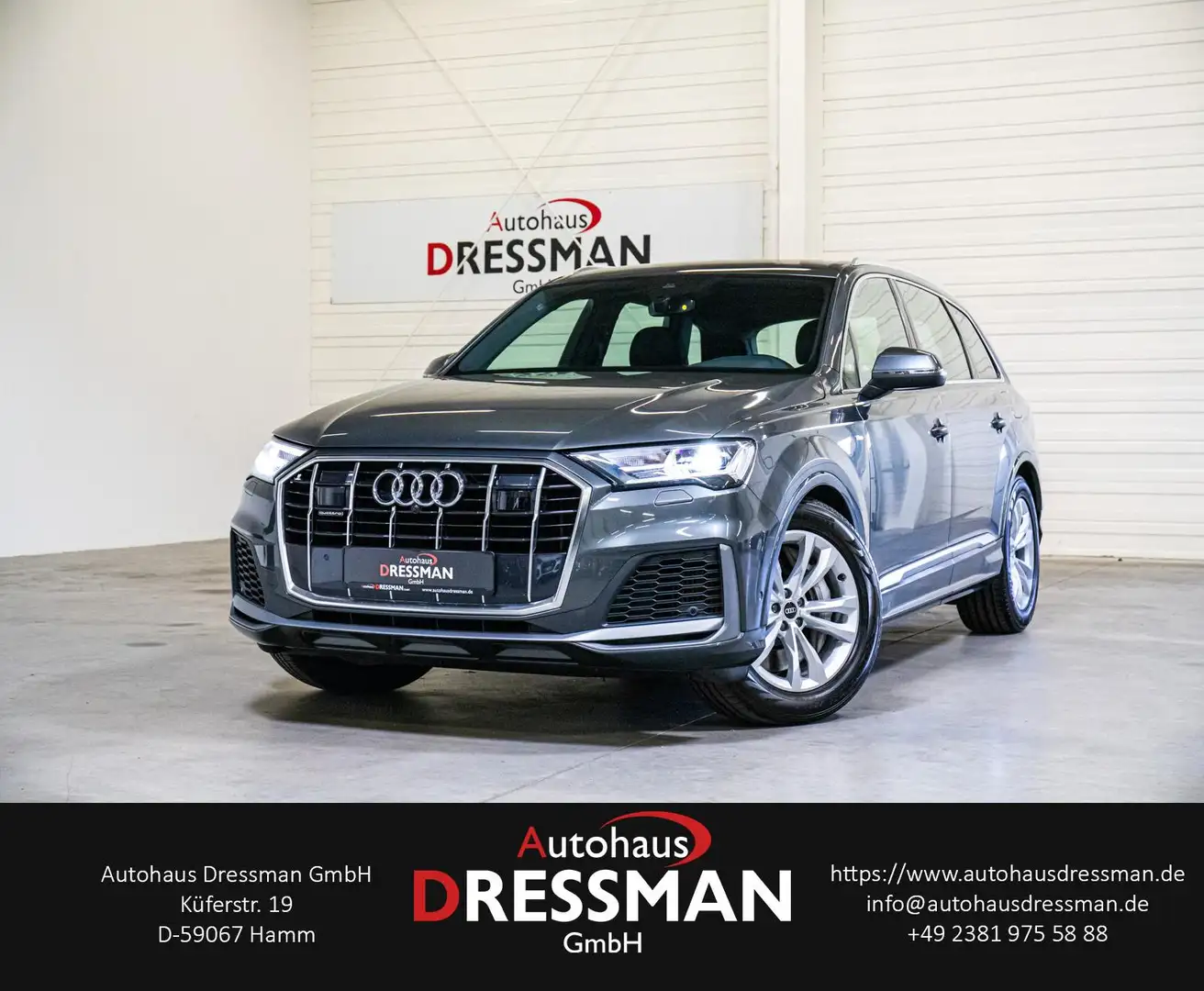 Audi Q7 55 TFSIe Q. S LINE LUFT AHK ACC VIRTUAL DSP Серый - 1