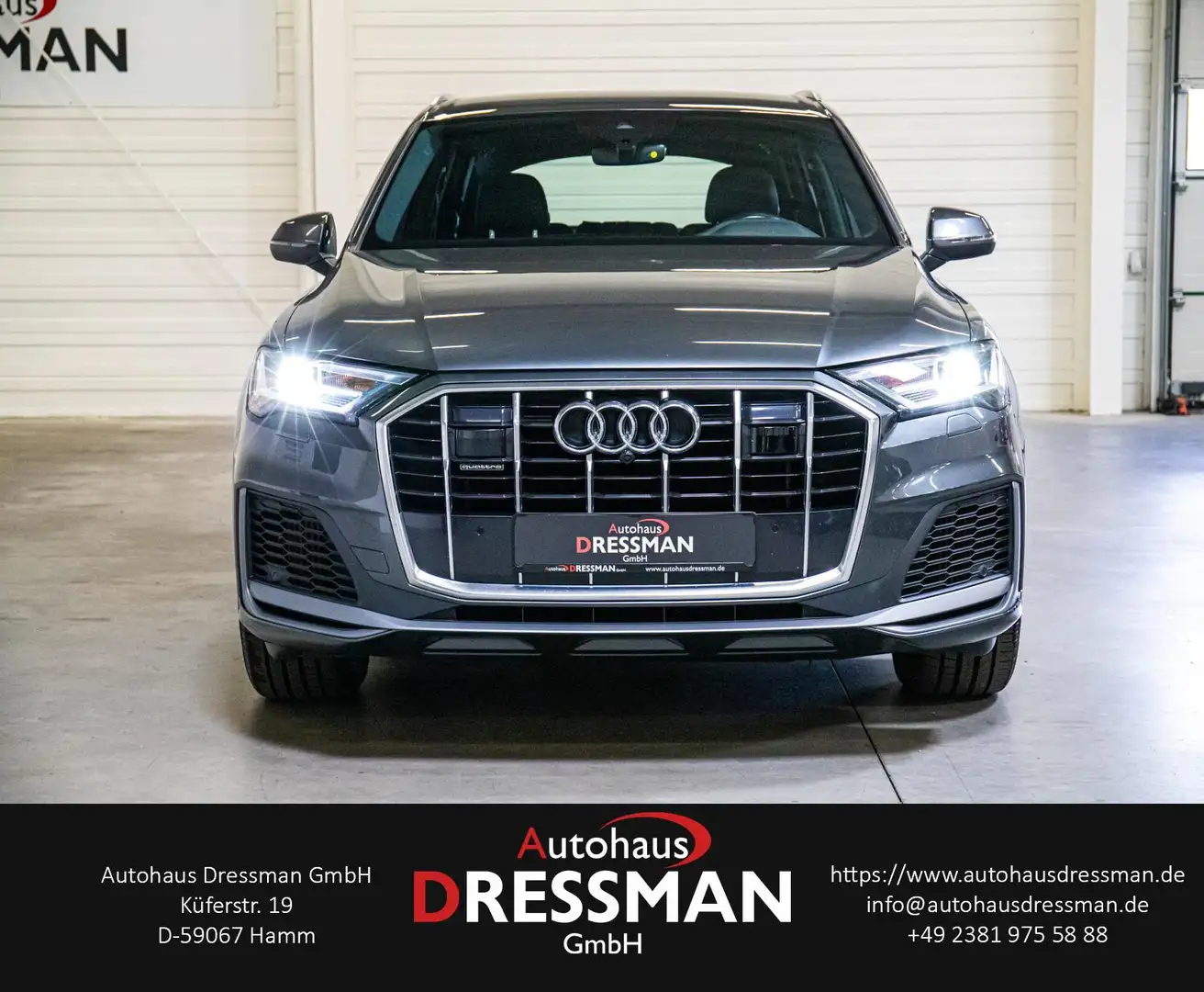 Audi Q7 55 TFSIe Q. S LINE LUFT AHK ACC VIRTUAL DSP Серый - 2