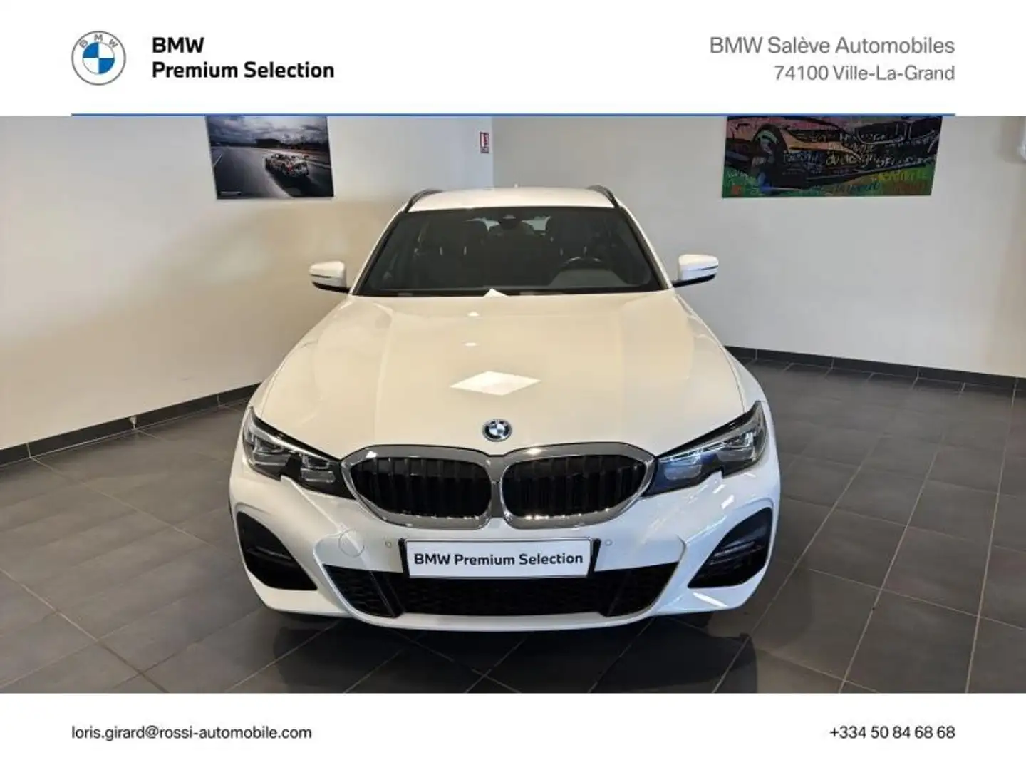 BMW 330 330eA 292ch M Sport Blanc - 2