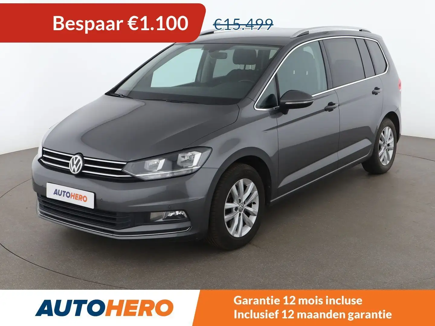 Volkswagen Touran 2.0 TDI Highline BlueMotion Tech Grijs - 1