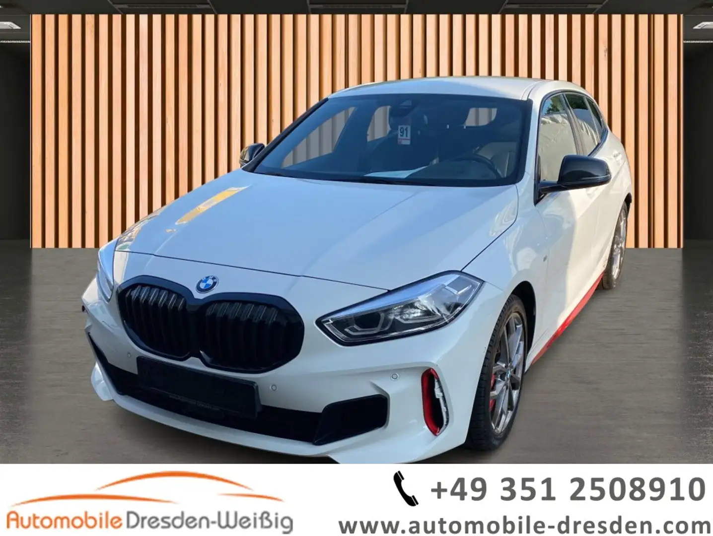 BMW 128 ti Sportautomatic*HeadUp*Navi*KeyGo*Memory Weiß - 1