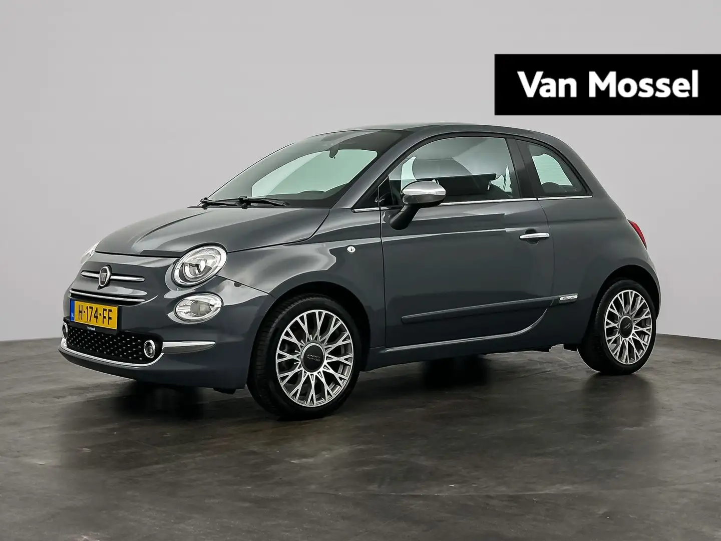Fiat 500 1.2 Star | Panorama dak | Bluetooth | Navigatie | Grijs - 1