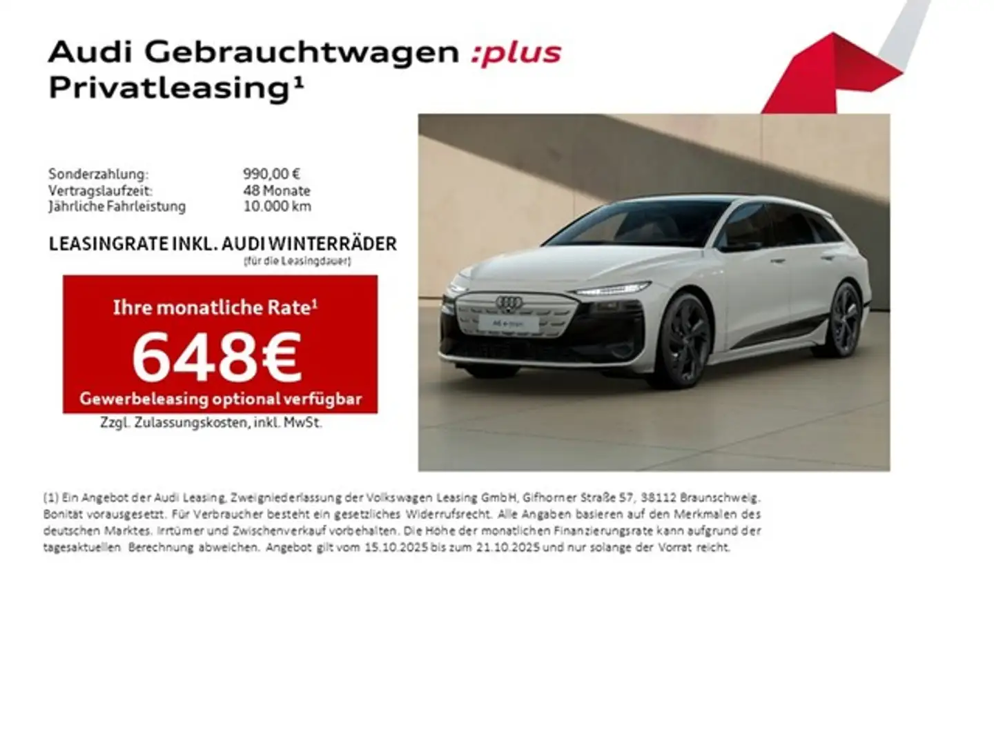 Audi A6 e-tron Avant quattro S line LM21 Matrix LED Pano AHK B... Beige - 2