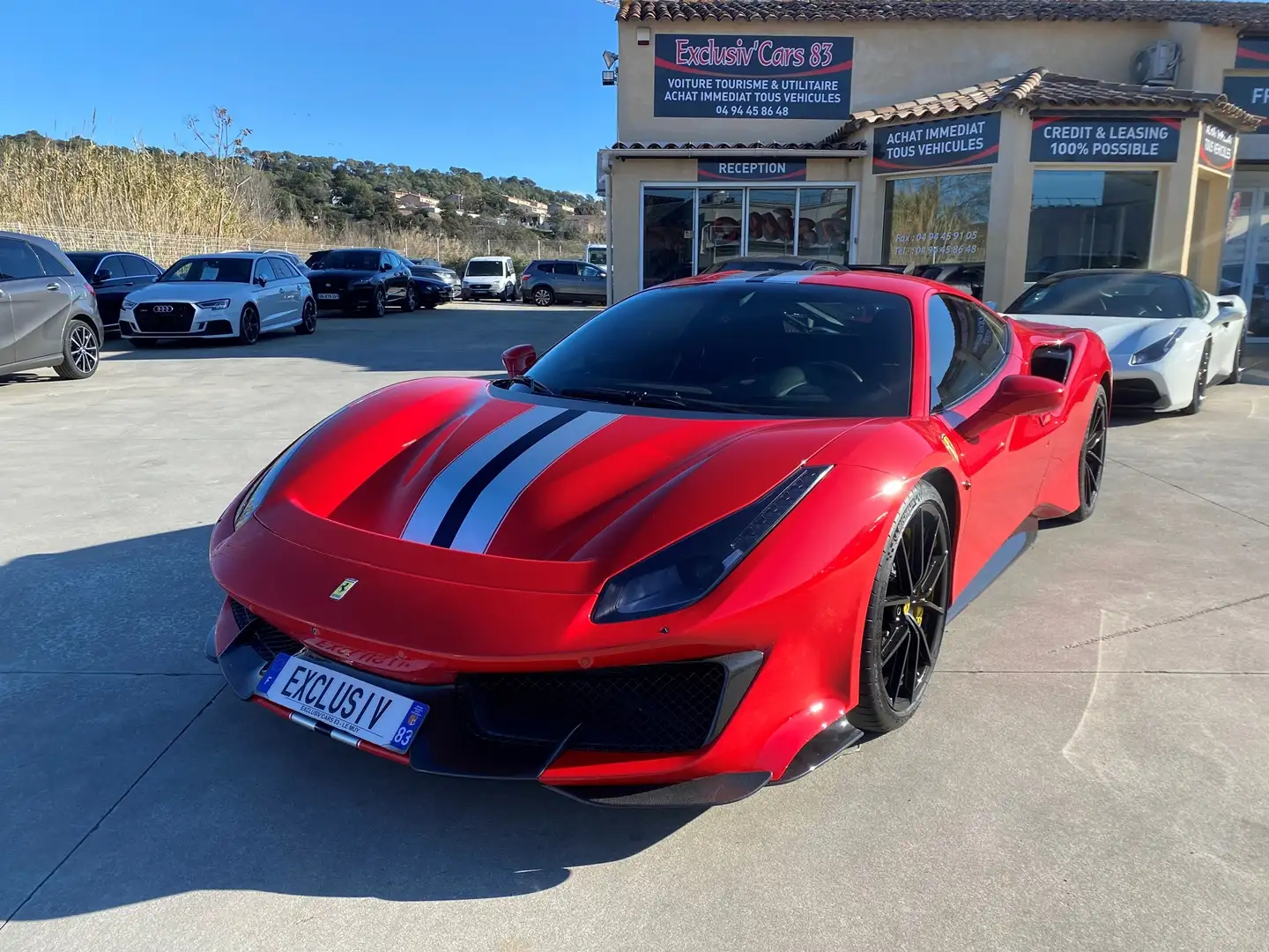 Ferrari 488 V8 3.9 T 720CH PISTA Rot - 1