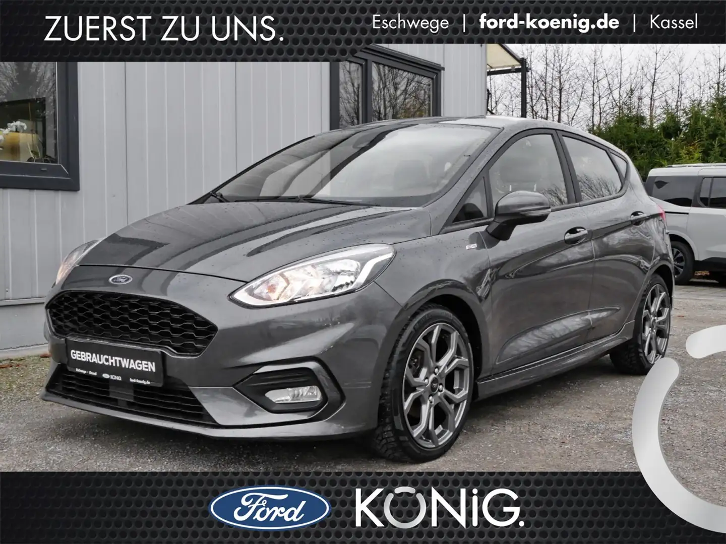 Ford Fiesta ST-Line 1.0 EB Navi+Winter-Pkt+Key-Free Klima Grau - 1