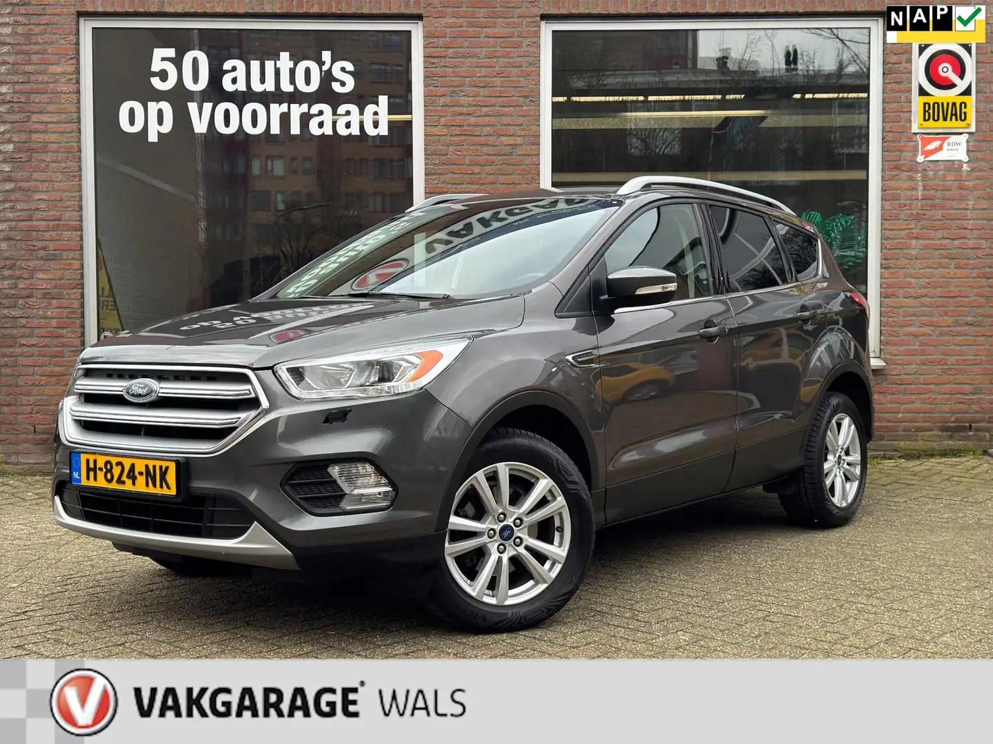 Ford Kuga 1.5 ECOBOOST TITANIUM | NAVI | STOEL-STUUR VERWARM Gris - 1