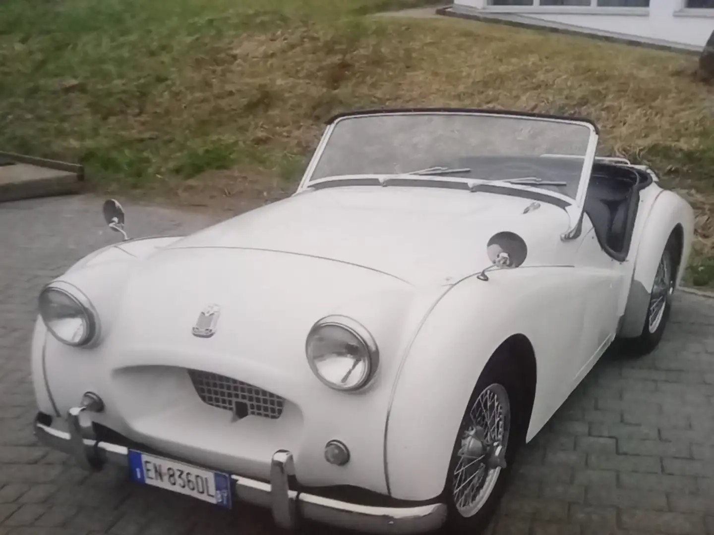 Triumph TR2 1955 Blanc - 1