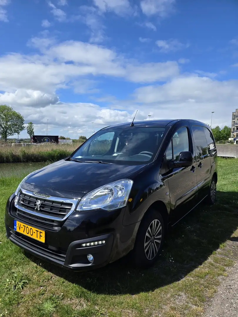 Peugeot Partner 120 1.6 BlueHDi L1PP Zwart - 1