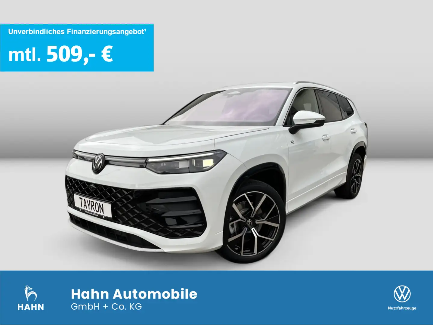 Volkswagen Tayron R-Line 2,0TDI DSG 4M AHK Nav Pano Standhz Weiß - 1