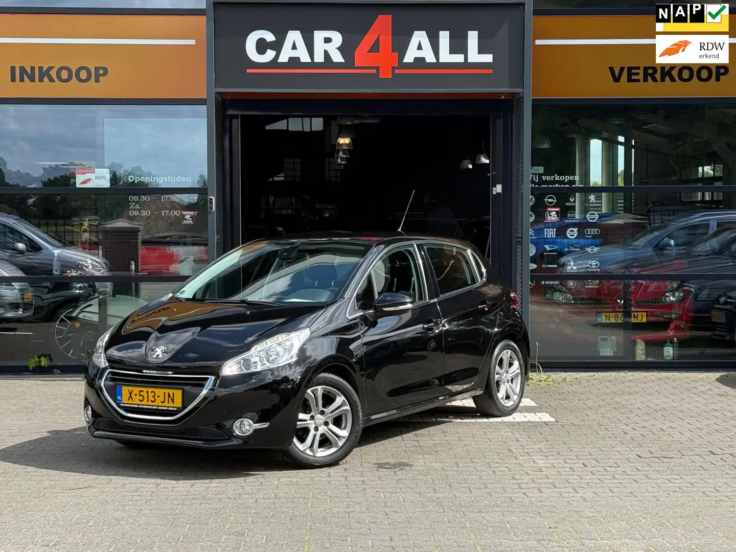 Peugeot 208 1.6 VTi Allure NAVI/CRUISE/AIRCO/LMVELGEN/NIEUWSTA Zwart - 1