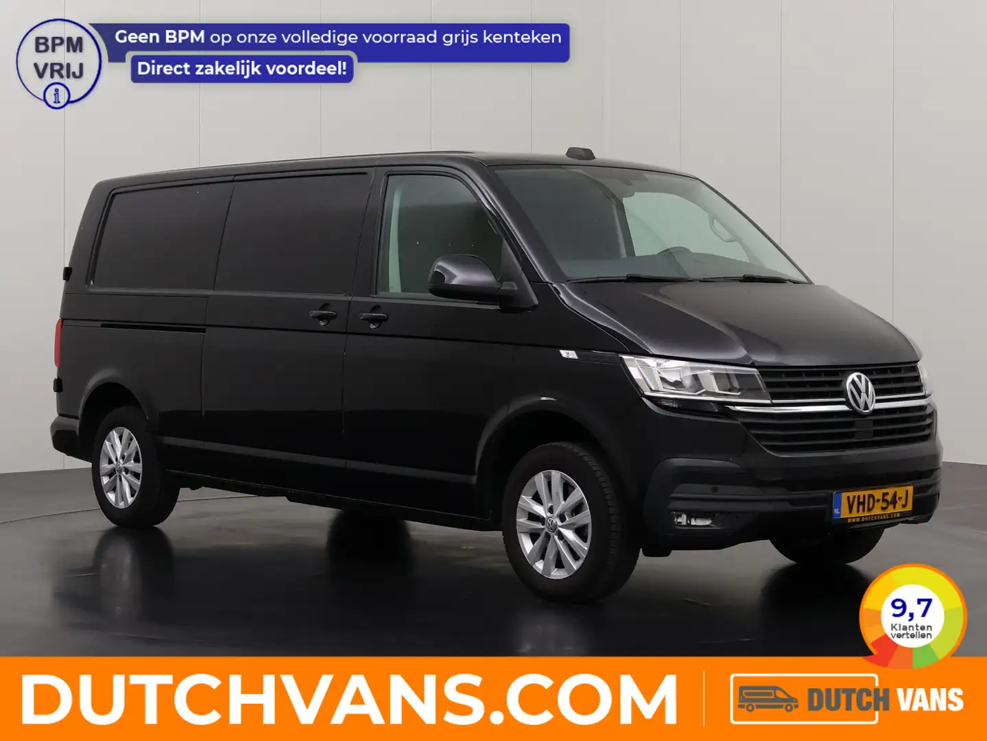 Volkswagen T6.1 Transporter 2.0TDI Lang Achterdeuren | Navigatie | Airco | Cru Noir - 1