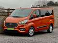 Ford Tourneo Custom 8 PLACES BOITE AUTO LONG 2.0TDCi 130CV CAMERA GPS Orange - thumbnail 1