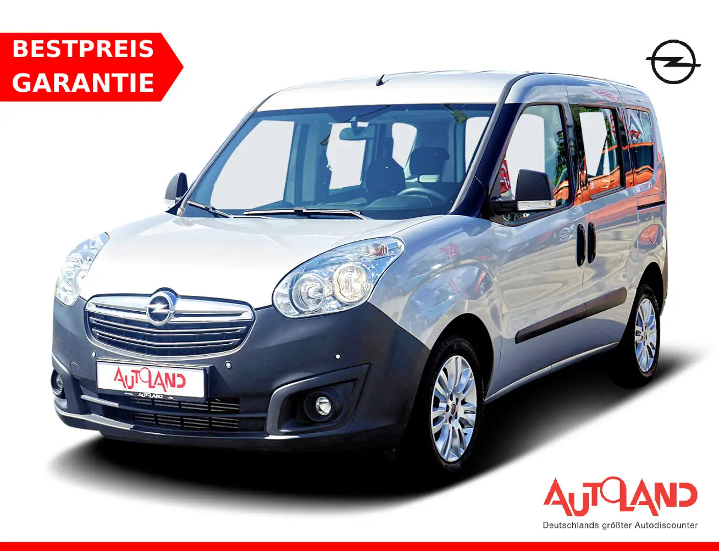Opel Combo 1.6 CDTI Life SHZ AHK AAC Tempomat Argent - 1