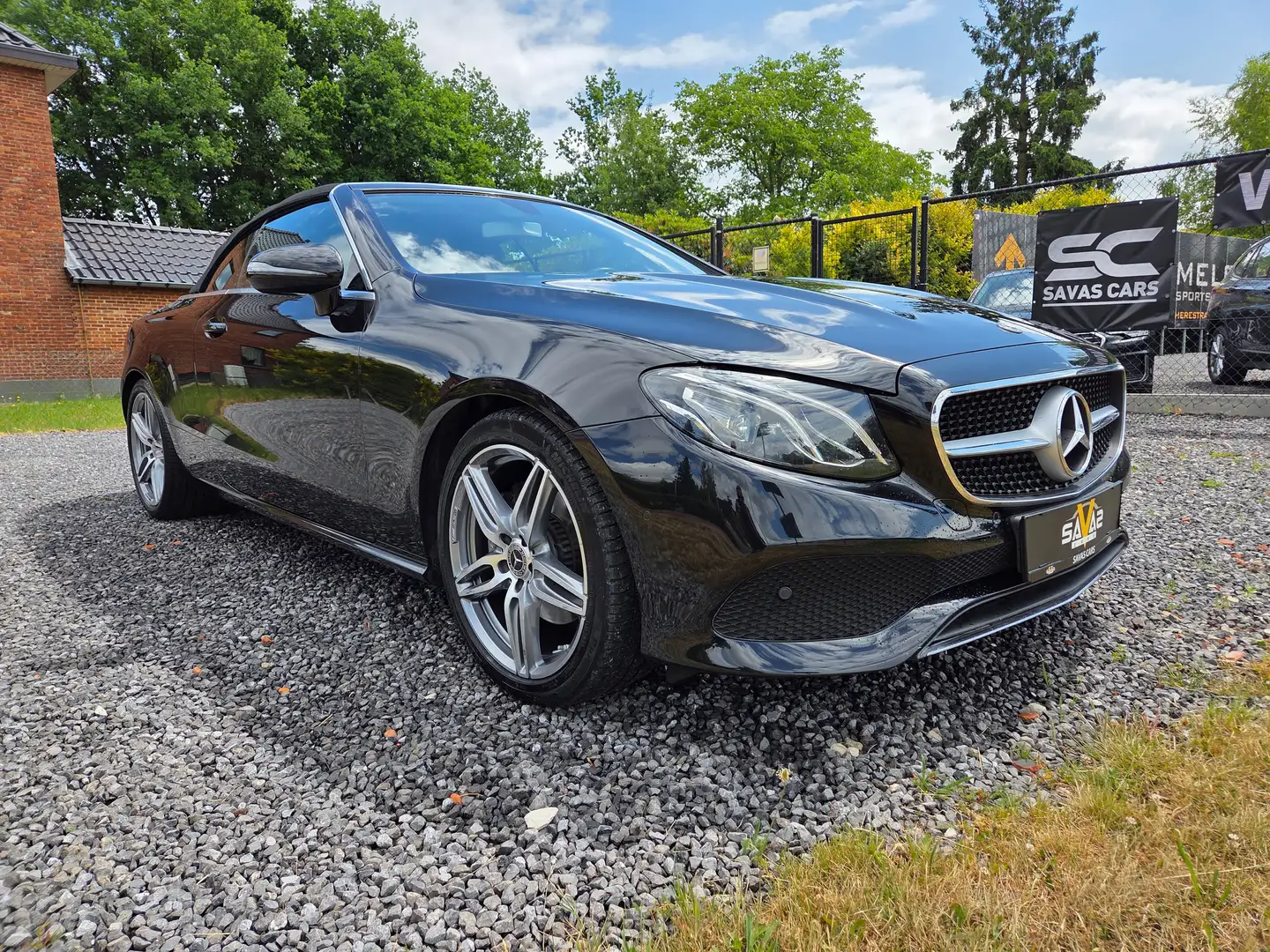 Mercedes-Benz E 220 Cabriolet d (EU6d-TEMP) Negro - 1
