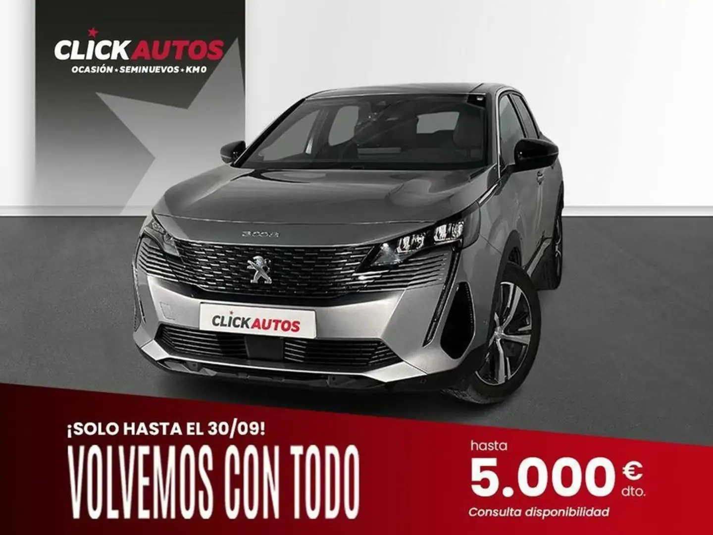 Peugeot 3008 1.2 Puretech 130CV Allure Pack Grijs - 2