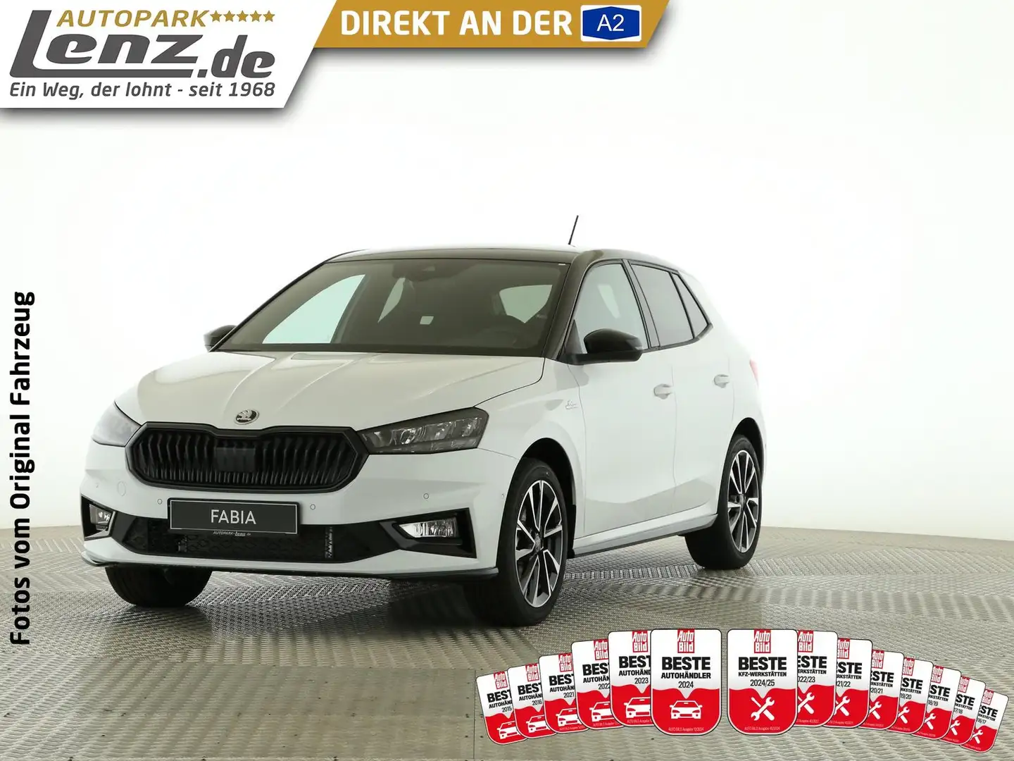 Skoda Fabia Monte Carlo LED Navi SHZ Kamera LHZ FSE LM Blanc - 1
