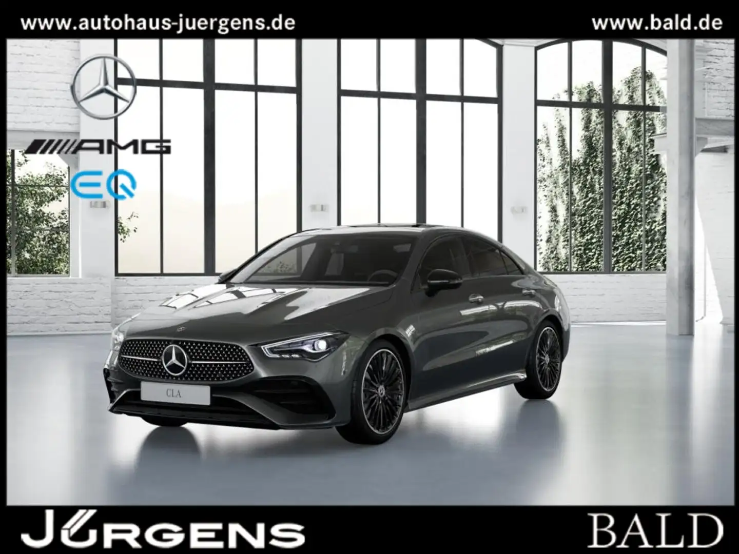 Mercedes-Benz CLA 250 e Coupé AMG-Sport/Pano/AHK/Night/Memo/19 Grau - 1