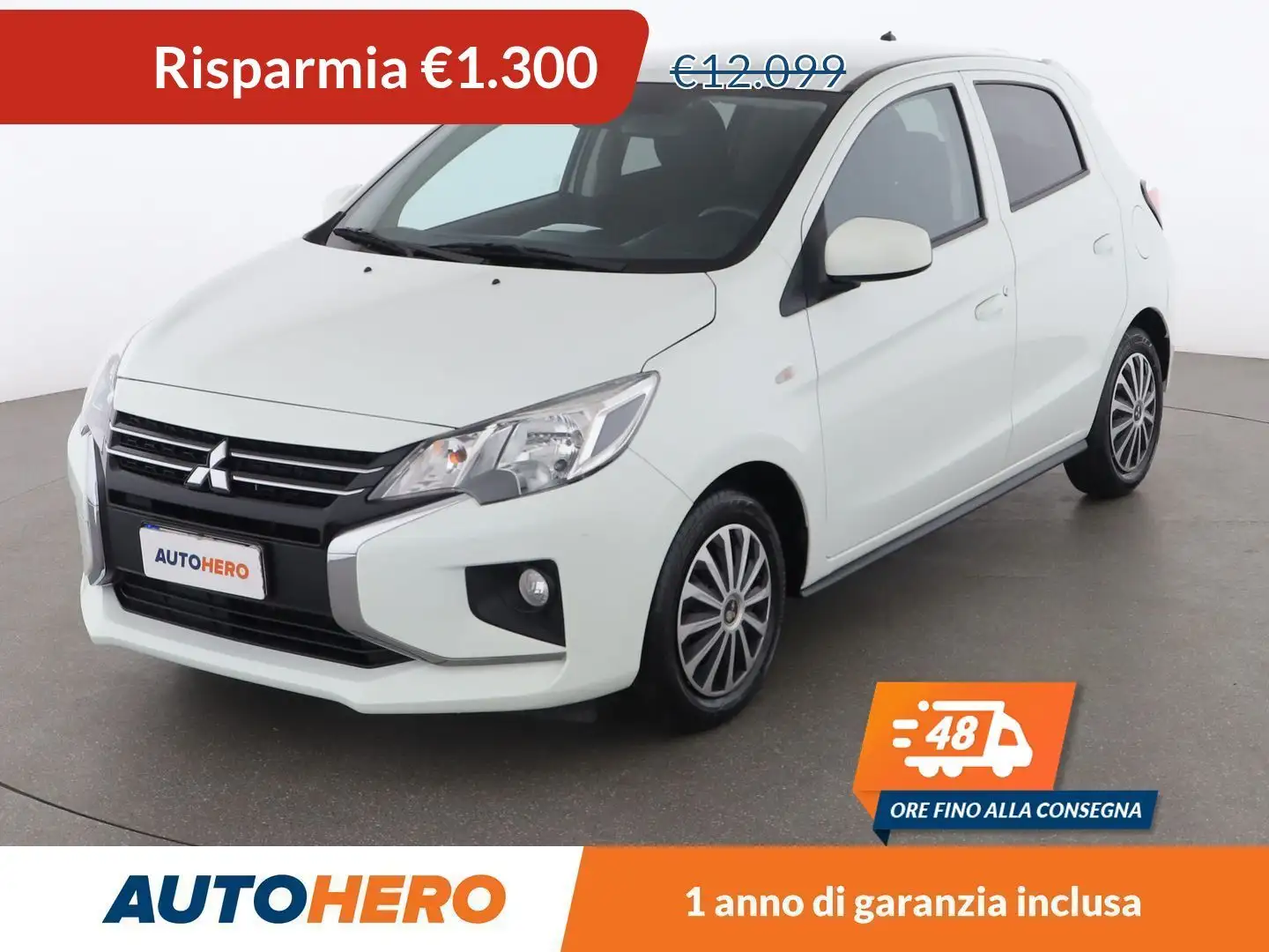 Mitsubishi Space Star 1.2 Invite Alb - 1
