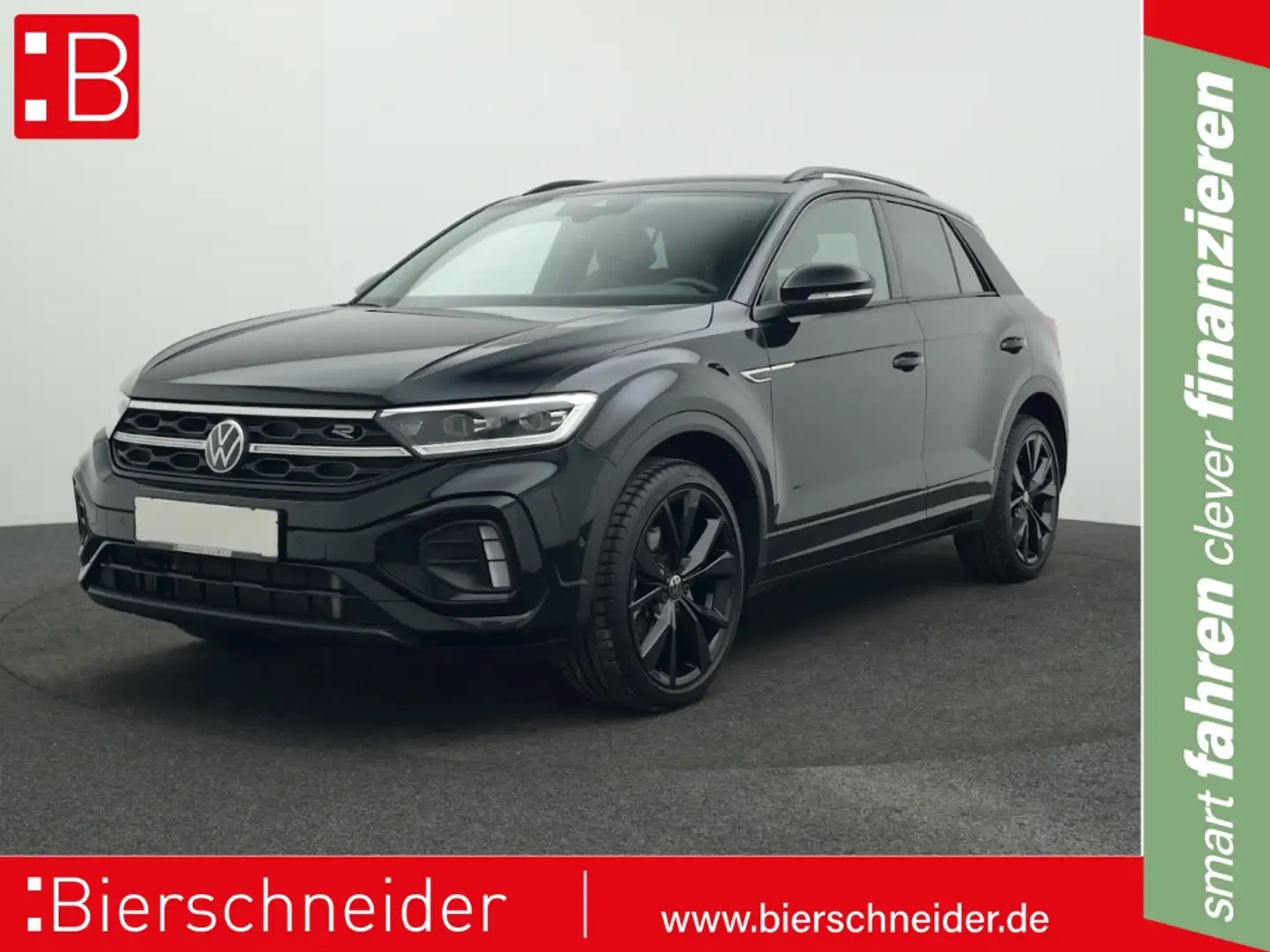 Volkswagen T-Roc 1.5 TSI DSG R-Line BLACK-STYLE AHK PANO STANDHZ KA Schwarz - 1