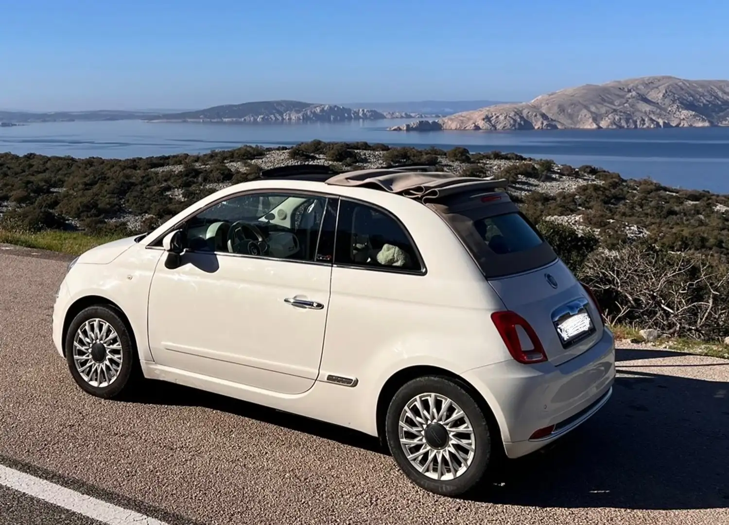 Fiat 500C 62kW 86PS TwinAir, Lounge Weiß - 1