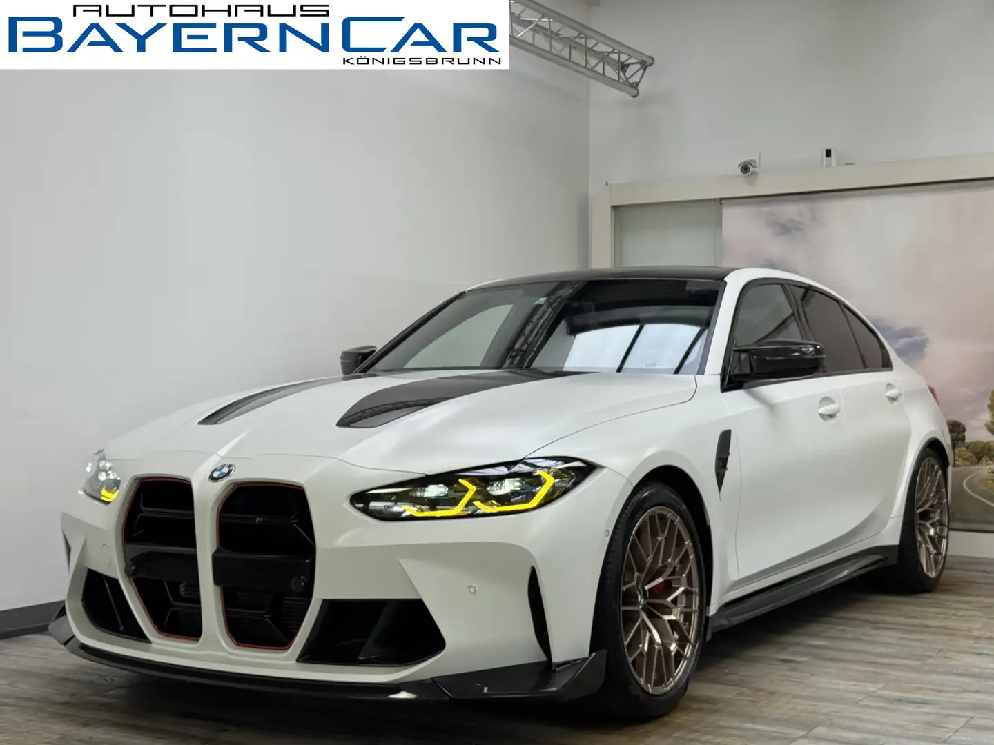 BMW M3 CS Carbon Keramik Drivers Laser Gelb CarbonEx Weiß - 1