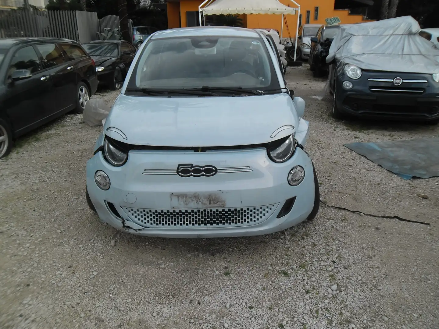 Fiat 500e 42 kWh Icon ETETTRICA Blauw - 1