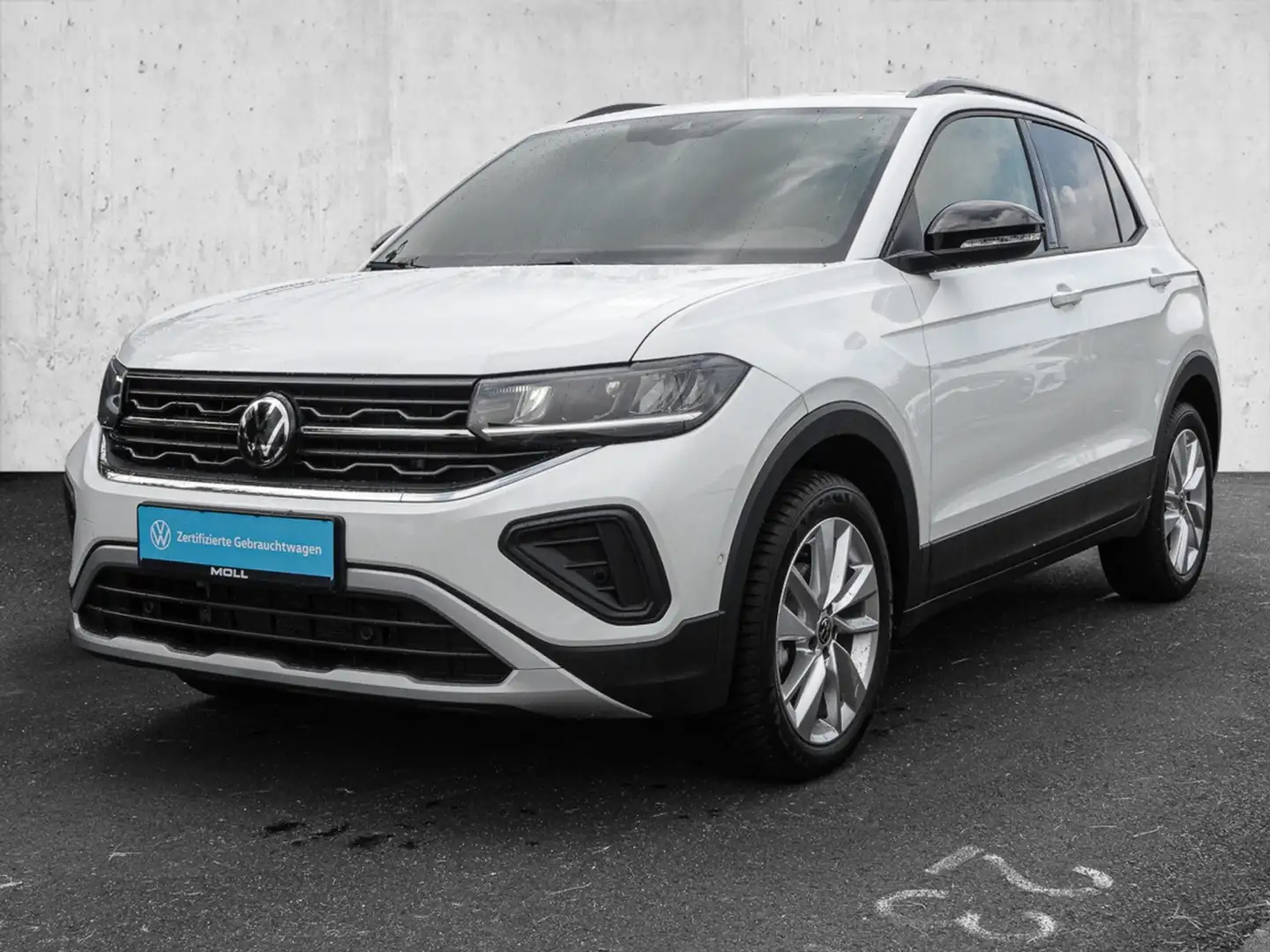Volkswagen T-Cross 1.0 TSI DSG Life MATRIX KLIMA ACC AUT Weiß - 2
