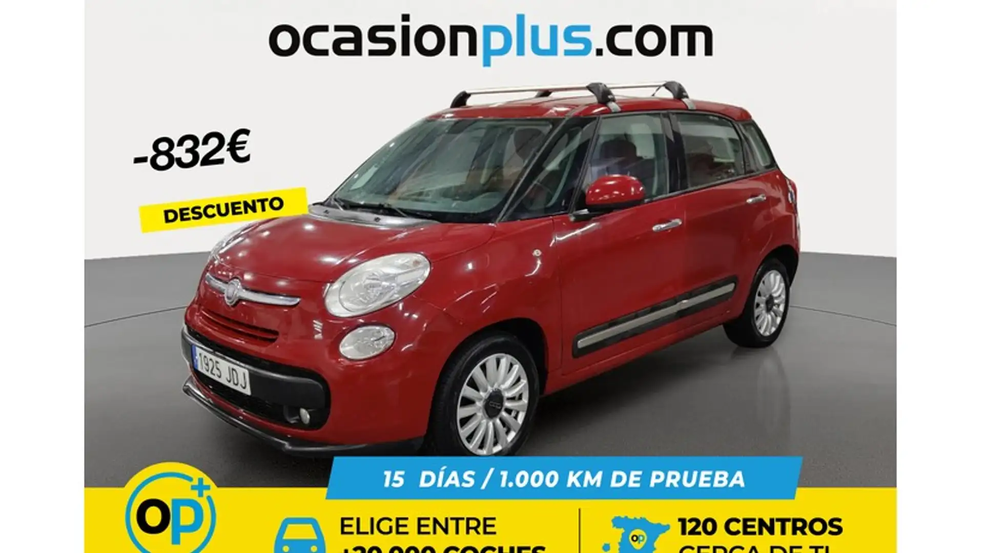 Fiat 500L 1.3Mjt II S&S Pop Star 85 Rouge - 1