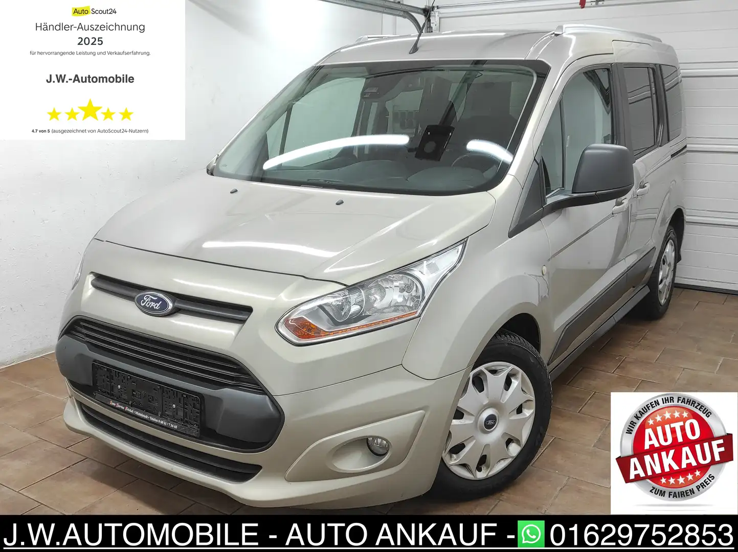 Ford Tourneo Connect 1.6 *TÜV NEU* KLIMAA SHZ EURO-5 ALLWETTER 6GANG Beige - 1