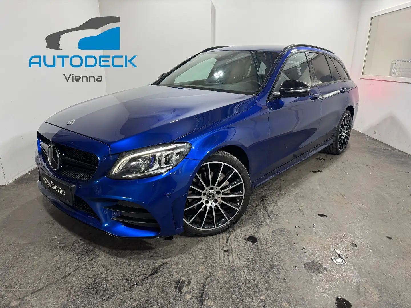 Mercedes-Benz C 220 C 220d T AMG/Multibeam/Designo/Distronic/360° Bleu - 1