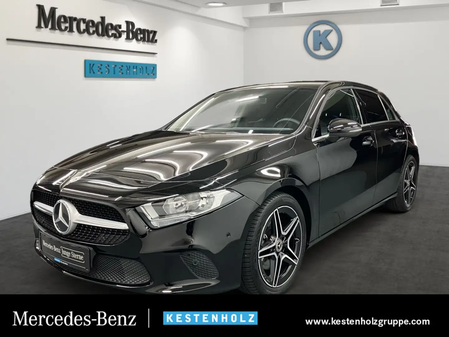 Mercedes-Benz A 220 d AHK Kamera Spurhalt-Ass Klimaautom PTS Schwarz - 1