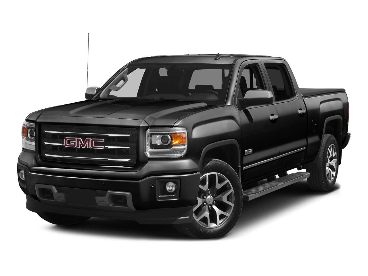 Black 2015 GMC Sierra 1500 Pickup Truck Four-Wheel Drive 8-Speed Automatic