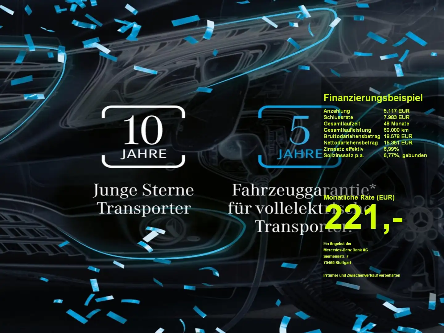 Mercedes-Benz Citan e  Kasten Lang 5 J Garantie Blau - 1