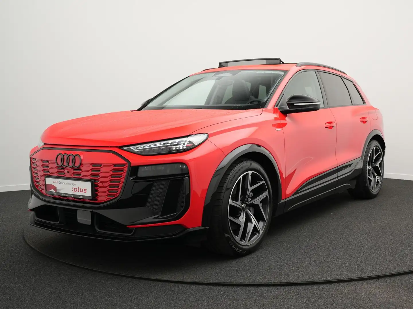 Audi Q6 e-tron S line *AHK*PANO*HdUp*LUFT*UPE 104t€* Rouge - 2
